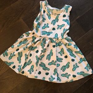 12/24 month Dot Dot Smile Tank dress - Succulents